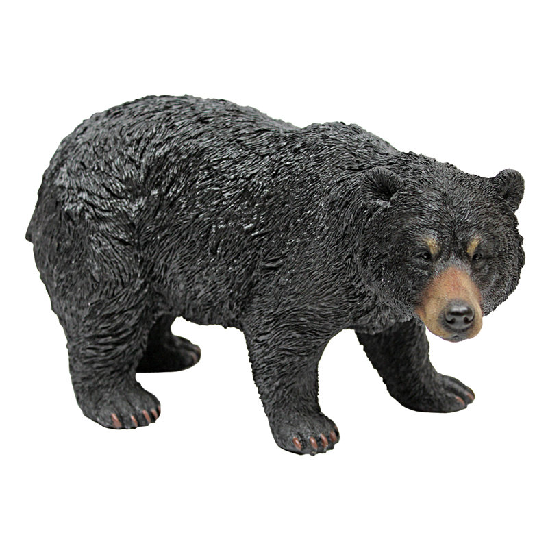 Design Toscano Black Bear Walking Statue & Reviews Wayfair